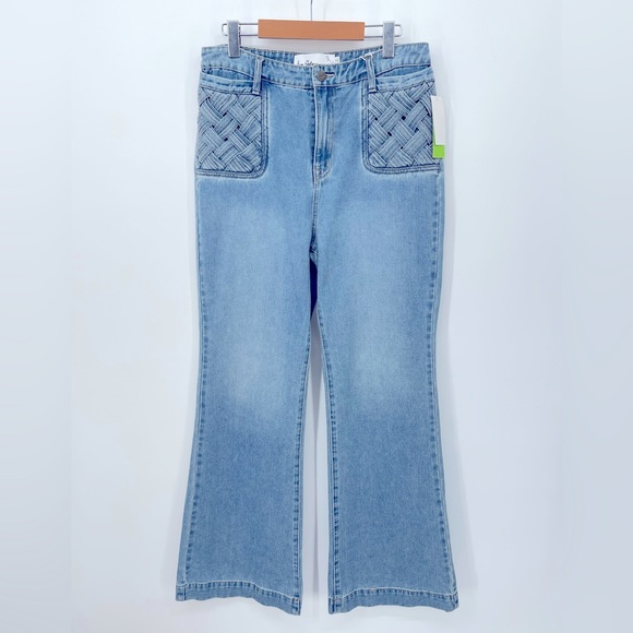 (#84) SAM EDELMAN Bay Flare Jeans - Picture 4 of 6